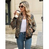 Zeagoo Women Bomber Jacket Casual Coats Spring Fall Clothes with Pockets(Multicolor)