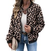 Zeagoo Women Bomber Jacket Casual Coats Spring Fall Clothes with Pockets(Leopard Print)