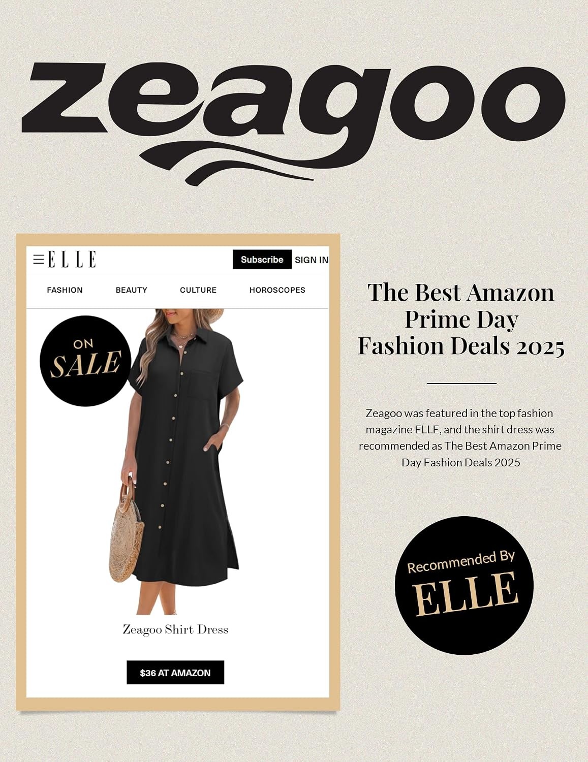 image:imageZeagoo Women Dresses Summer Casual Short Sleeve Button Down Shirt Dresses 2026 Beach Cover Up with PocketsA01black