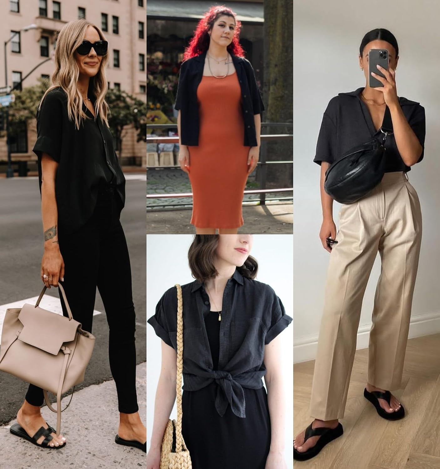 image:imageZeagoo Women Linen Button Down Shirt Rolled Cuffed Short Sleeve Blouse Ladies Summer Casual V Neck Beach Cotton TopsBblack