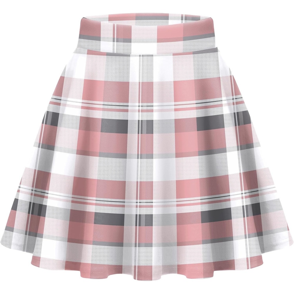 image:imageZeagoo Womens Skirt Basic Mini Skater Skirt 2026 Summer Skirts Stretchable High Waist ALine Party Club SkirtsGw326