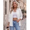 Zeagoo Blouses for Women Dressy Casual Long Sleeve Button Down Shirts Tops(A-white)