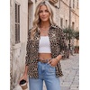 Zeagoo Blouses for Women Dressy Casual Long Sleeve Button Down Shirts Tops(Leopard Print)