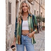 Zeagoo Blouses for Women Dressy Casual Long Sleeve Button Down Shirts Tops(Multicolor 289)