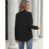 Zeagoo Blouses for Women Long Sleeve Dressy Casual Button Down Shirts(Black)