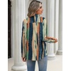 Zeagoo Blouses for Women Long Sleeve Dressy Casual Button Down Shirts(Multicoloured Brush)