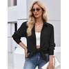Zeagoo Button Down Shirt Women Long Sleeve Blouses Casual Tops Work Outfits(B-black-stain Shield)
