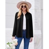 Zeagoo Button Down Shirt Women Long Sleeve Blouses Casual Tops Work Outfits(B-black-stain Shield)
