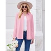 Zeagoo Button Down Shirt Women Long Sleeve Blouses Casual Tops Work Outfits(C-pink-stain Shield)