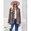 Zeagoo Button Down Shirt Women Long Sleeve Blouses Casual Tops Work Outfits(Leopard Print)
