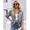 Zeagoo Button Down Shirt Women Long Sleeve Blouses Casual Tops Work Outfits(Paisley Printed)