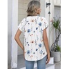 Zeagoo Button Down Shirts for Women Short Sleeve Tops V Neck Collar Blouses Business Casual Outfits(Bf290)