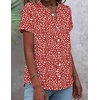 Zeagoo Button Down Shirts for Women Short Sleeve Tops V Neck Collar Blouses Business Casual Outfits(Jh590)