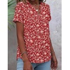 Zeagoo Button Down Shirts for Women Short Sleeve Tops V Neck Collar Blouses Business Casual Outfits(Xh546)
