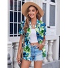 Zeagoo Womens Button Down Shirt Bust Pocket Short Sleeve Blouses Summer Top(Wf32)