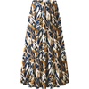 Zeagoo Women’s Chiffon Elastic High Waist Pleated Maxi Skirt with Pockets(Cx354)