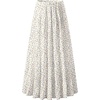 Zeagoo Women’s Chiffon Elastic High Waist Pleated Maxi Skirt with Pockets(Xh584)