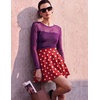Zeagoo Women’s Skirt Basic Mini Skater Skirt 2026 Summer Skirts Stretchable High Waist A-Line Party Club Skirts(Jh717)