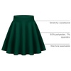Zeagoo Women’s Skirt Basic Mini Skater Skirt 2026 Summer Skirts Stretchable High Waist A-Line Party Club Skirts(Light Green)