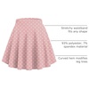 Zeagoo Women’s Skirt Basic Mini Skater Skirt 2026 Summer Skirts Stretchable High Waist A-Line Party Club Skirts(Pink White Dot)