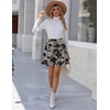 Zeagoo Women’s Skirt Basic Mini Skater Skirt 2026 Summer Skirts Stretchable High Waist A-Line Party Club Skirts(Sf84)