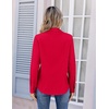 Zeagoo Women’s Wrinkle Free Button Down Shirts Long Sleeve Business Tops(Red)