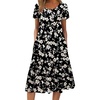 2602 Black Flower