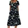 2602 Navy Flower