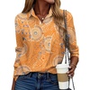 Orange Printed
