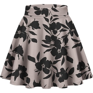 Zeagoo Women’s Skirt Basic Mini Skater Skirt 2026 Summer Skirts Stretchable High Waist A-Line Party Club Skirts(Sf84)
