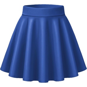 Zeagoo Women’s Skirt Basic Mini Skater Skirt 2026 Summer Skirts Stretchable High Waist A-Line Party Club Skirts(Snorkel Blue)