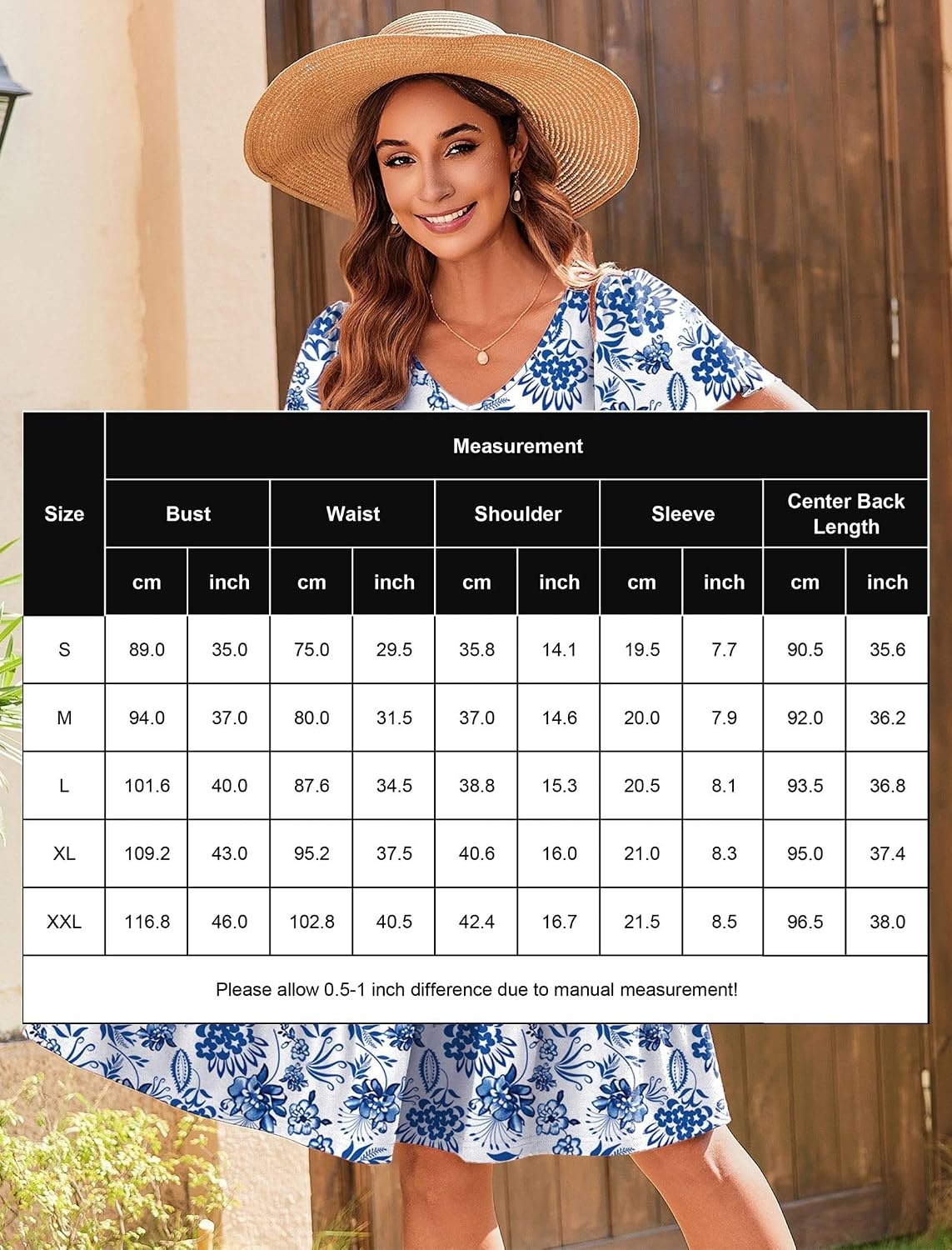image:imageZeagoo Summer Tiered Mini Dress with Pockets Ruffle Sleeve VNeck Casual Dress A Line Boho Flowy Sundress 2025 VacationSf114