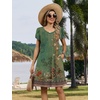 Zeagoo Womens Summer A-Line Dress with Pockets Mini Short Sleeve Dresses Flowy Beach Swing Dress 2026 Vacation Travel(A01-pa171)