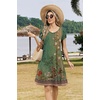 Zeagoo Womens Summer A-Line Dress with Pockets Mini Short Sleeve Dresses Flowy Beach Swing Dress 2026 Vacation Travel(A01-pa171)