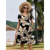 Zeagoo Womens Summer A-Line Dress with Pockets Mini Short Sleeve Dresses Flowy Beach Swing Dress 2026 Vacation Travel(A02-zw29)
