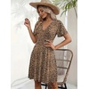 Zeagoo Womens Summer Dresses Wrap V Neck Dress Floral A-Line Ruffle Sleeve Casual Sundress with Pockets 2026(An136)
