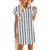 Khaki White Stripes