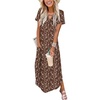 2601 Brown Floral