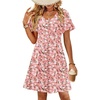 Pink White Floral