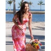 Zeagoo Women Summer Maxi Dress with Pockets 2025 Spaghetti Strap Sundress Casual Flowy Boho Dress Floral Tiered Beach Dress(Floral-1)