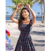Zeagoo Women Summer Maxi Dress with Pockets 2025 Spaghetti Strap Sundress Casual Flowy Boho Dress Floral Tiered Beach Dress(Pattern-11)