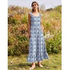 Zeagoo Women Summer Maxi Dress with Pockets 2025 Spaghetti Strap Sundress Casual Flowy Boho Dress Floral Tiered Beach Dress(Pattern-9)