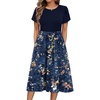 Navyblue-floral