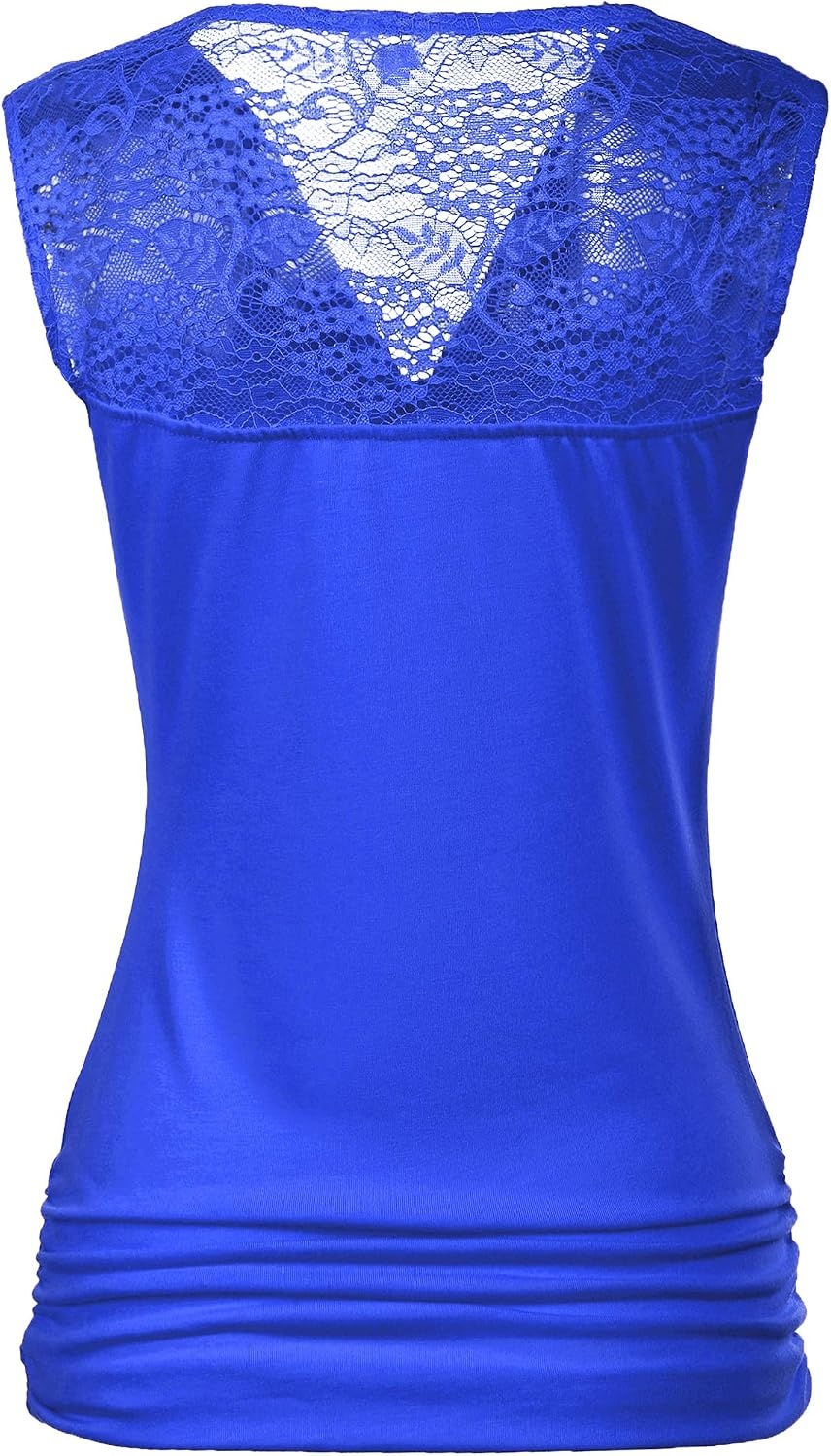 image:imageZeagoo Tank Top for Women Trendy Going Out Tops Sleeveless Shirts Ruched Business Casual Basic Tunic TopsRoyal Blue