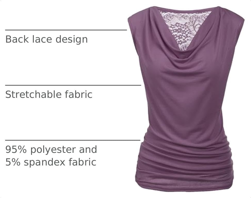 image:imageZeagoo Tank Top for Women Trendy Going Out Tops Sleeveless Shirts Ruched Business Casual Basic Tunic TopsWineberry