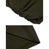 Zeagoo Tank Top for Women Trendy Going Out Tops Sleeveless Shirts Ruched Business Casual Basic Tunic Tops(Olive Green)