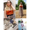 Zeagoo Tank Top for Women Trendy Going Out Tops Sleeveless Shirts Ruched Business Casual Basic Tunic Tops(Orange)
