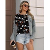 Zeagoo Womens Tshirt Short Sleeve Summer Tops Crewneck Casual Basic Tee Shirts Spring Clothes Trendy Outfit(Z Halloween Skeleton)