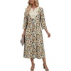 Brown Floral 02