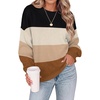 Zeagoo Oversized Sweater for Women 2026 Crewneck Long Sleeve Fall Clothes(Tw638)